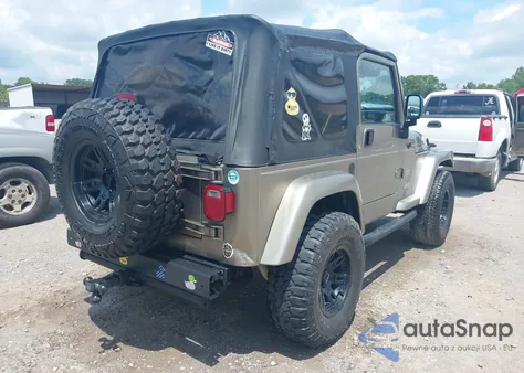 2003 Jeep Wrangler Sahara из США, поврежденный, VIN 1J4FA59S53P321353